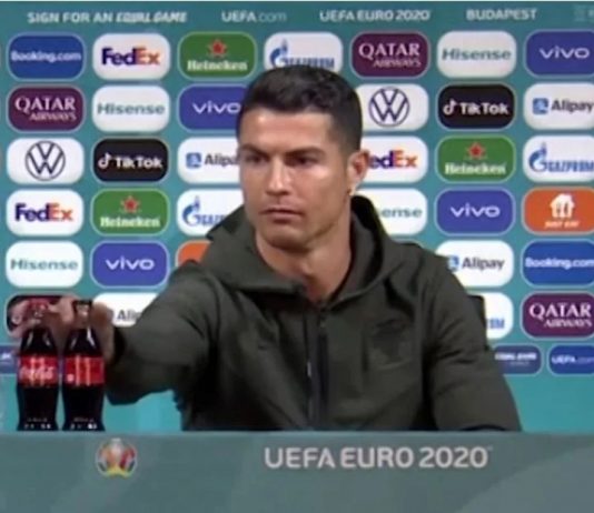 Bie vlera e aksioneve të Coca-Cola. Shkaku Cristiano Ronaldo
