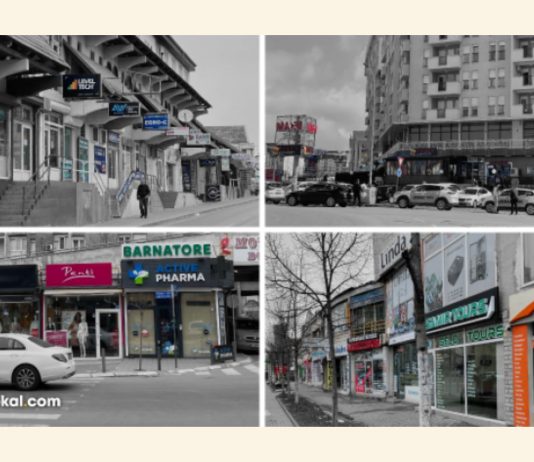 Vazhdon largimi i reklamave të vendosura nga biznese të ndryshme në Prishtinë