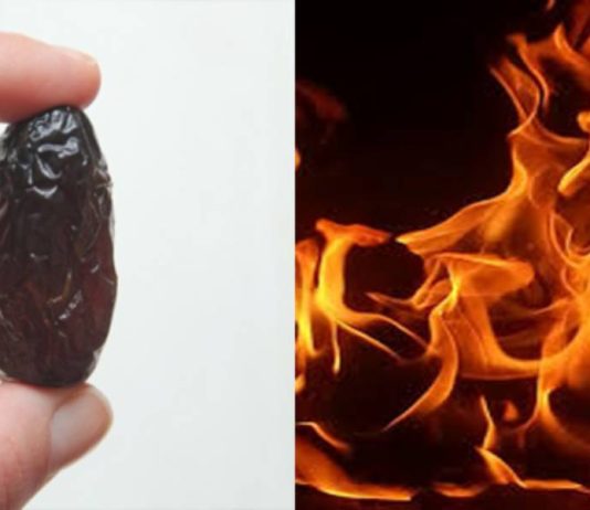Ruhuni nga zjarri duke dhenë lëmoshë qoftë një gjysëm hurme – Hadith