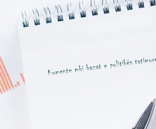 Komente mbi bazat e politikës tatimore