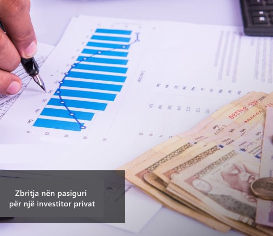 Zbritja nën pasiguri për një investitor privat