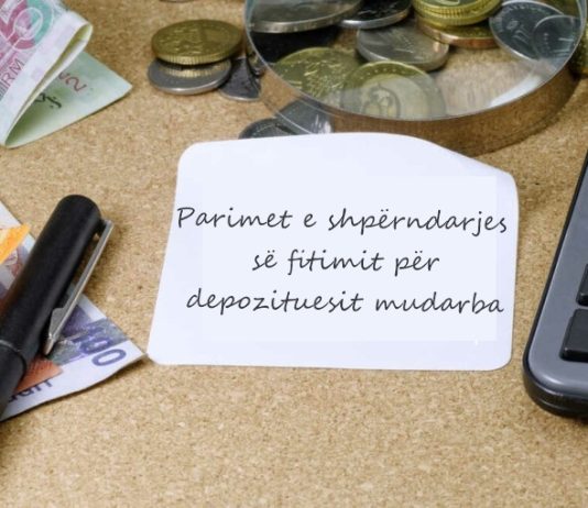 Parimet e shpërndarjes së fitimit për depozituesit mudarba