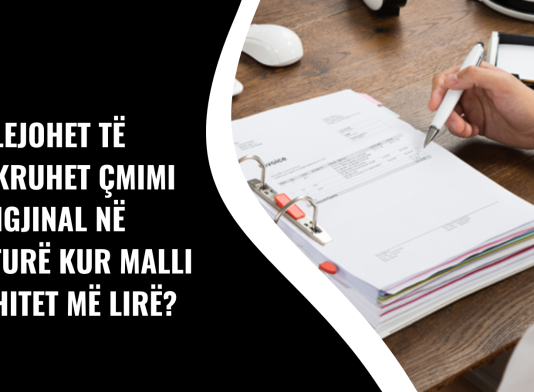 A lejohet të shkruhet çmimi origjinal në faturë kur malli i shitet më lirë?