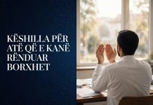 KËSHILLA PËR ATË QË E KANË RËNDUAR BORXHET