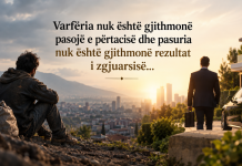 Varfëria nuk është gjithmonë pasojë e përtacisë dhe pasuria nuk është gjithmonë rezultat i zgjuarsisë